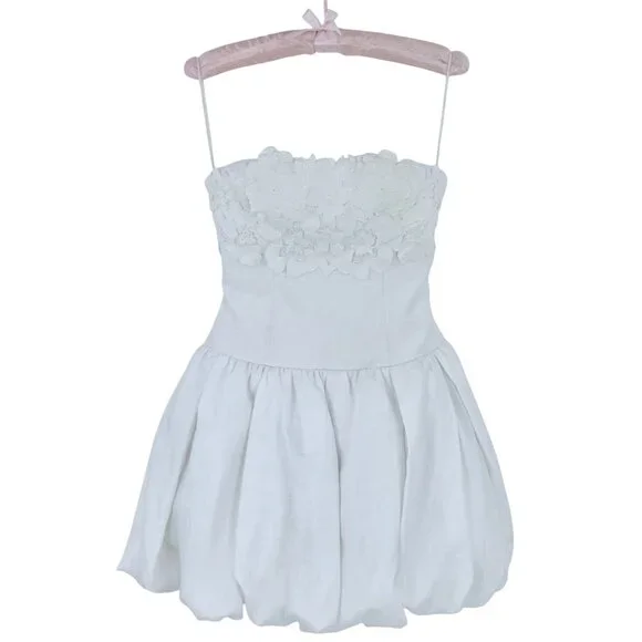 bec and bridge fleurette mini dress Bec and Bridge Fleurette Jacquard V Dress in Print – Coco & Lola